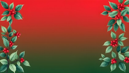 Fototapeta premium Vintage Style Christmas Background with a Vertical Frame