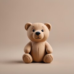 Obraz premium brown teddy bear, Generate AI