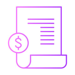 bill gradient icon