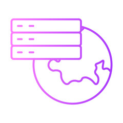database gradient icon