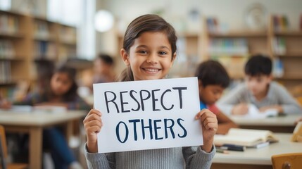 Promoting kindness and respect among children classroom educational activity indoor eye-level social awareness