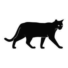 stag cat retro cartoon nature