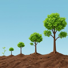 Growth's Gentle Ascent