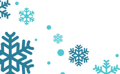 Blue Snowflake Corner
