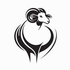 Sheep Logo Vector Design for Farm Animal Livestock and Agriculture Branding