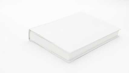 White book on white background