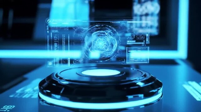 Holographic projection reveals intricate data for cutting-edge science and research.