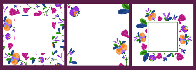 Vector banners with wonderful alien plants. Perfect for advertising and creative projects.