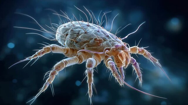 Mite. Infectious Parasitic Ixodid Ticks Insect. Ixodes tick