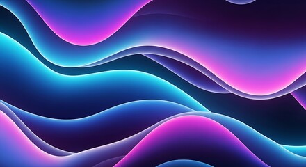A mesmerizing dance of neon hues unfolds, where vibrant blues and purples intertwine in a symphony of light, creating an ethereal and captivating spectacle of modern artistry