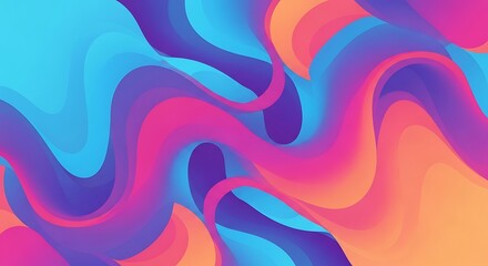 A mesmerizing display of fluid art showcases a harmonious blend of vibrant hues, creating a captivating visual experience that evokes a sense of movement and depth, inviting contemplation