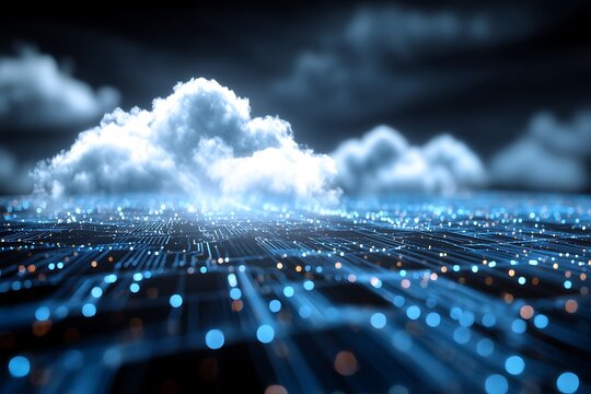 Glowing Cyber Circuit Design