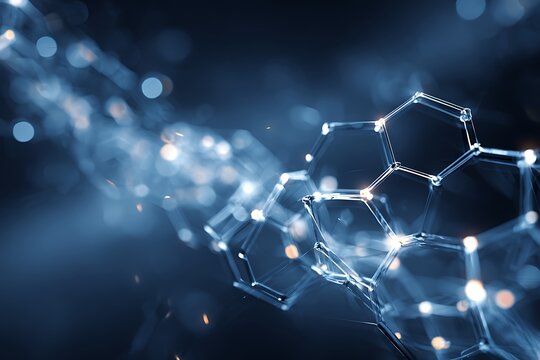 Glowing Cyber Circuit Design - Powered by Adobe