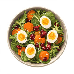 salad with eggs
