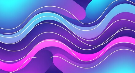 The abstract background showcases a mesmerizing blend of vibrant colors, with flowing shapes and lines creating a dynamic and visually appealing composition that captivates the viewers attention