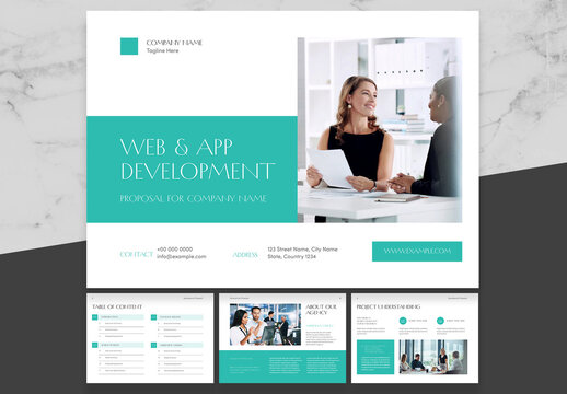 Blue Black Web And Apps Proposal