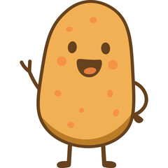Funny Character Potato