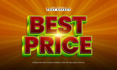 best price editable text effect