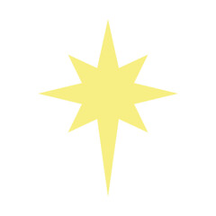 Star of Bethlehem Vector Flat Icon Design