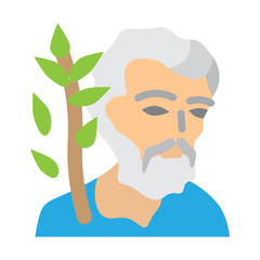 Saint Joseph Vector Flat Icon Design