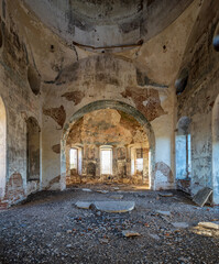 Abandoned church of Michael the Archangel, Tula region