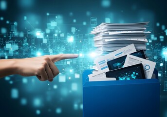 Digital transformation of paper documents with futuristic technology