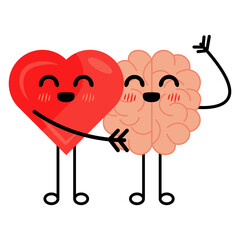 Brain Mental Health Character