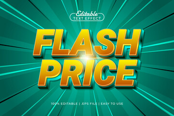 flash price editable text effect