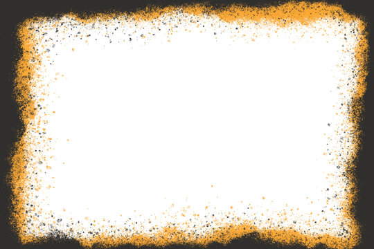 Orange and black frame, perfect for luxury designs, holiday decorations, poster templates or invitation cards, perfect for Christmas, New Year or any luxury branding project.