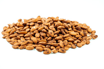 Roasted almonds close-up. A vegan superfood.