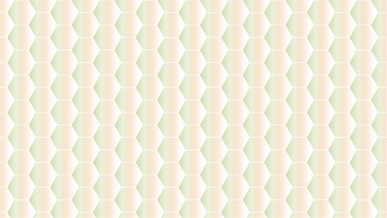 Seamless Pastel Hexagon Tile Pattern Background – Soft Beige and Green Gradient Geometric Design