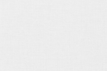 White linen fabric cloth texture for background, natural textile pattern.