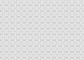 Seamless Green Islamic Arabic Geometric Star Pattern Vector