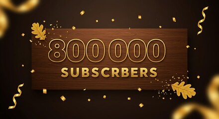 Golden Milestone: 800K Subscribers