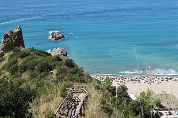 Marina di Ascea - Panorama alla fine del Sentiero degli Innamorati