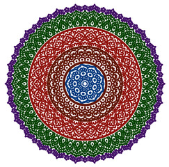 Signs and symbols. Circle pattern lotus or flower mandala art design. colorful, vintage, tradition, classic, dco, cycle, islamic, arabic, embroidery, bandana, Indian motifs, traditional, Turkish .