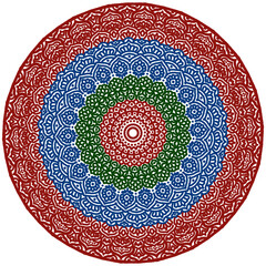 Signs and symbols. Circle pattern lotus or flower mandala art design. colorful, vintage, tradition, classic, dco, cycle, islamic, arabic, embroidery, bandana, Indian motifs, traditional, Turkish .