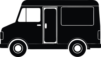 ice cream truck vector, dessert vehicle illustration
