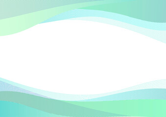 波背景ブルー