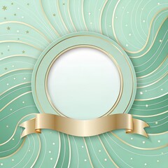 vintage background with ribbon