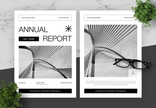 Black Annual Report Cover