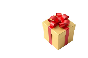 Fototapeta premium gift box isolated on white