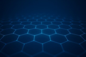 Blue Fiber Optics Closeup