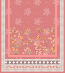 front back sleeve digital print pattern