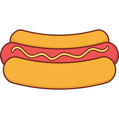 Fast food illustration