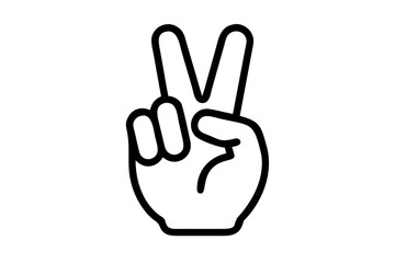 Obraz premium hand sign vector