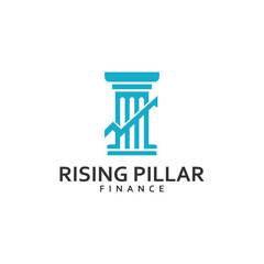 Elegant rocket logo design featuring abstract wings and upward trajectory for business identity