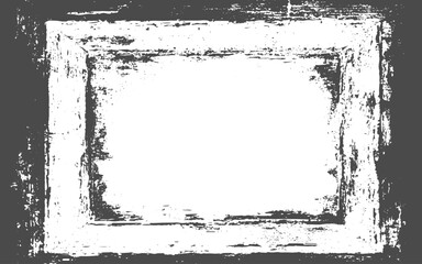 Vector black square grunge frame on a transparent background.Black boarder - Hi Res black brush stroke frame isolated ink splatter set paint brush stroke kit vector.Vector black square grunge frame on