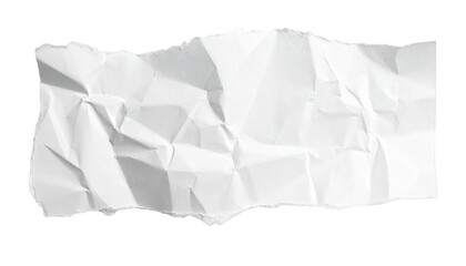 Obraz premium Wrinkled white paper tear