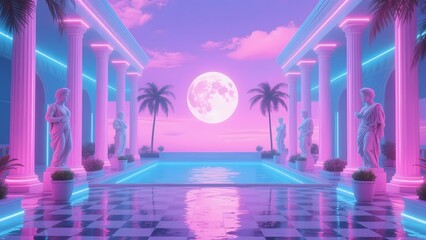 Cybernetic Interface with Holographic Graphics and Information